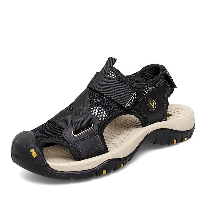 Men's Toe-Cap Breathable Hollow Mesh Sandals 3.0