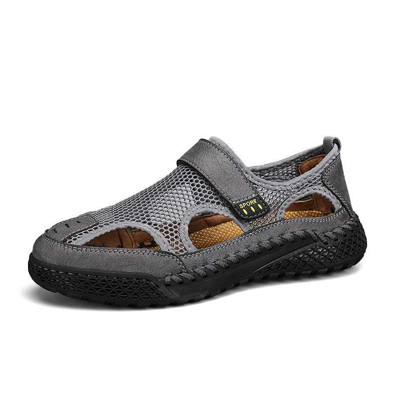 Men's Toe-Cap Breathable Hollow Mesh Water Shoe