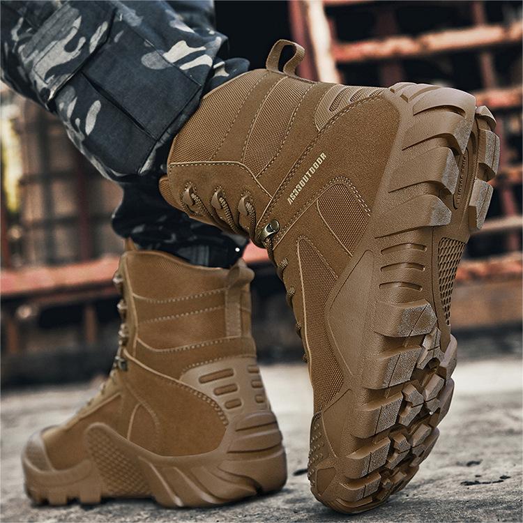 Men's Waterproof Anti-Slip Outdoor Tactical Hiking Boots