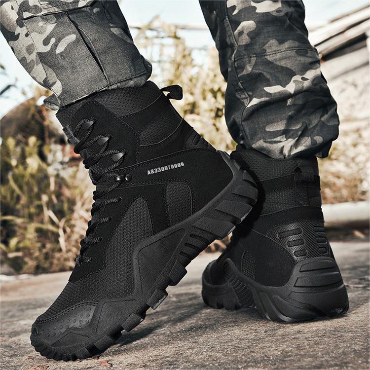 Men's Waterproof Anti-Slip Outdoor Tactical Hiking Boots