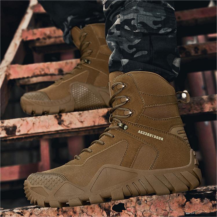 Men's Waterproof Anti-Slip Outdoor Tactical Hiking Boots