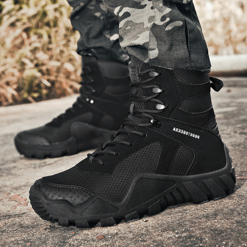 Men's Waterproof Anti-Slip Outdoor Tactical Hiking Boots