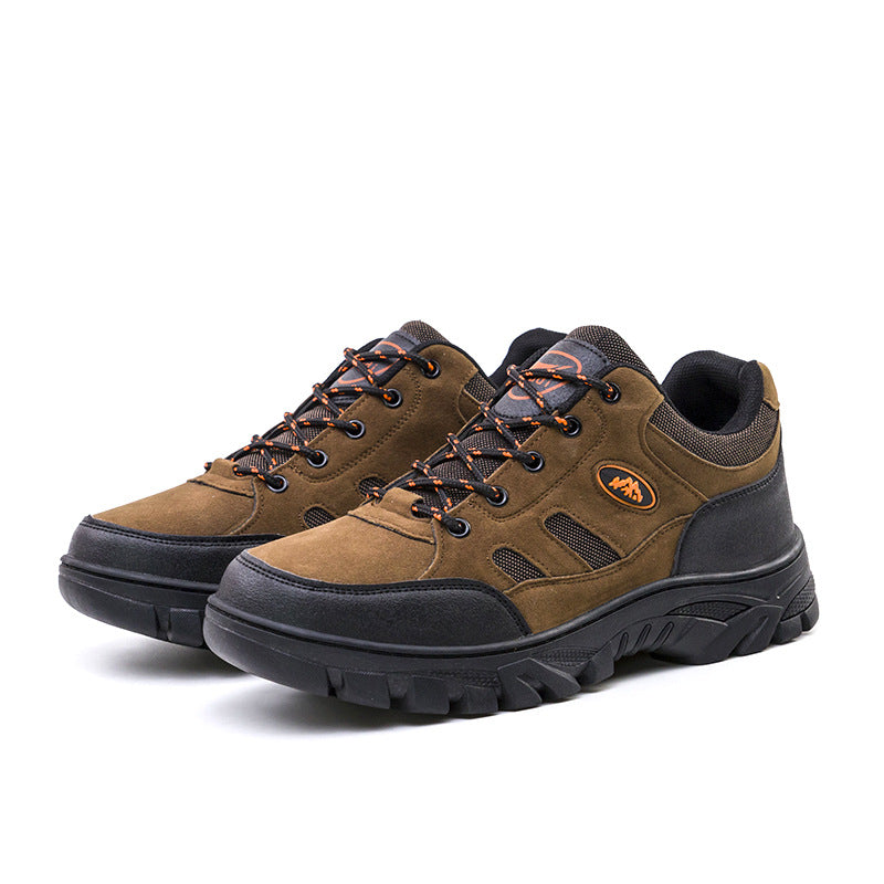 Men's Waterproof Non-Slip Low Top Hiking Shoes 8.0