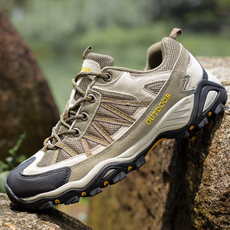 Men's Waterproof Low-Top Lightweight Breathable Hiking Shoes 6.0