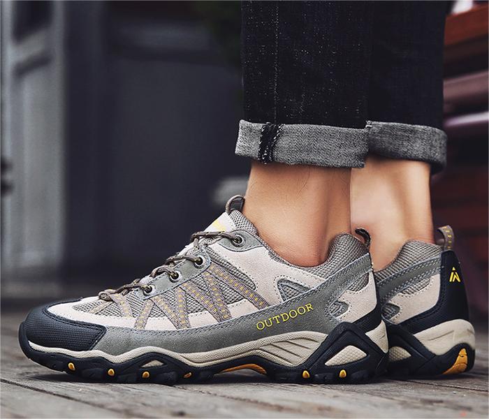 Men's Waterproof Low-Top Lightweight Breathable Hiking Shoes 6.0