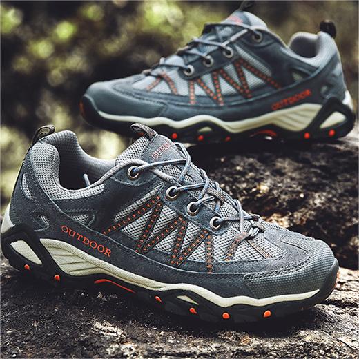 Men's Waterproof Low-Top Lightweight Breathable Hiking Shoes 6.0