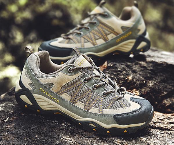 Men's Waterproof Low-Top Lightweight Breathable Hiking Shoes 6.0