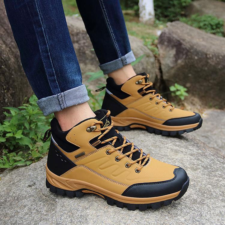 Wildking Men's Waterproof Non-Slip Lightweight Hiking Shoes 3.5