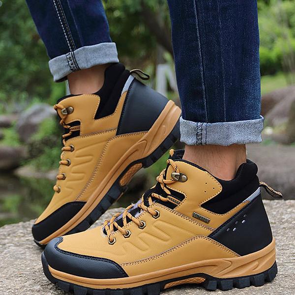 Wildking Men's Waterproof Non-Slip Lightweight Hiking Shoes 3.5