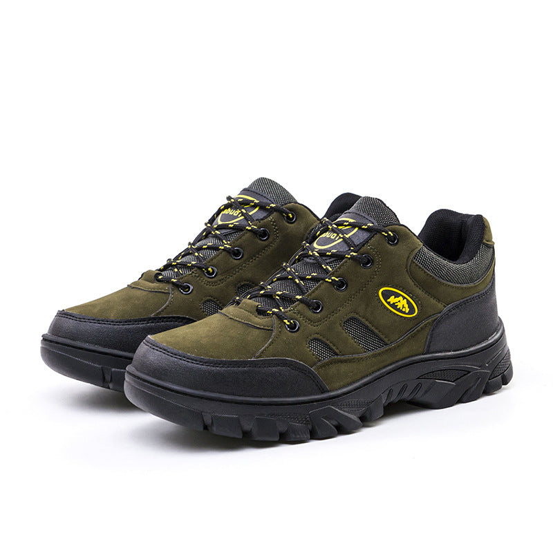 Men's Waterproof Non-Slip Low Top Hiking Shoes 8.0