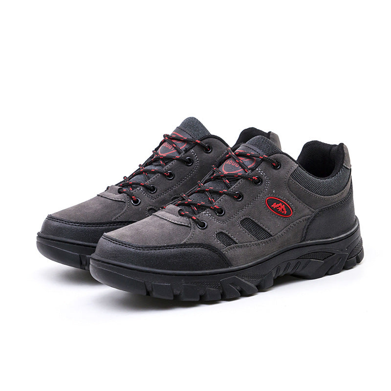 Men's Waterproof Non-Slip Low Top Hiking Shoes 8.0