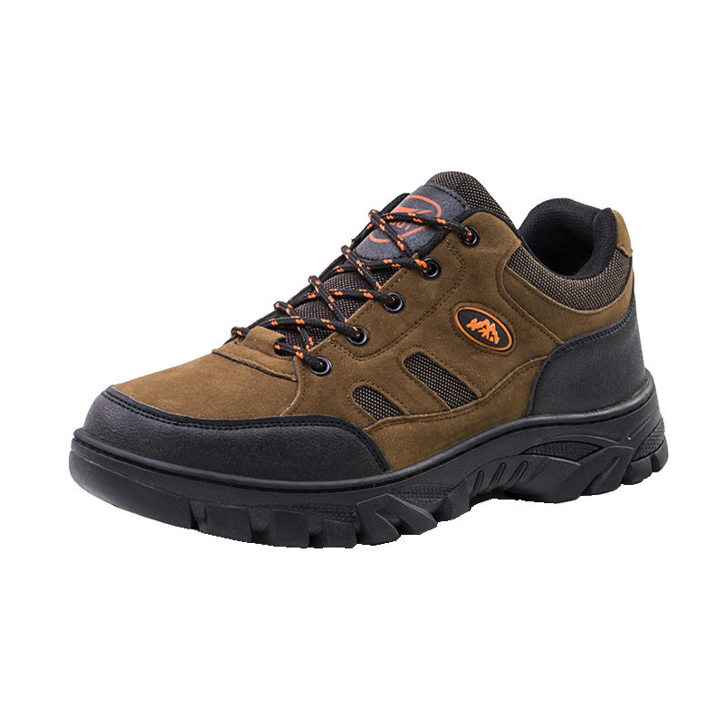 Men's Waterproof Non-Slip Low Top Hiking Shoes 8.0