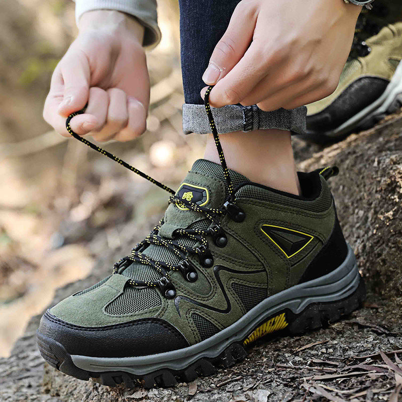 Men's Low Top Waterproof Hiking Shoes Trekking Trails Outdoor Work Shoes