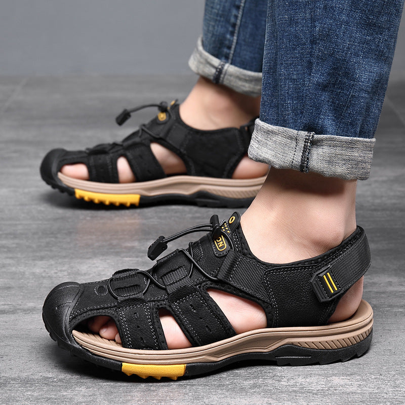 Men's Drainage Toe Non-Slip Sandals 7.5
