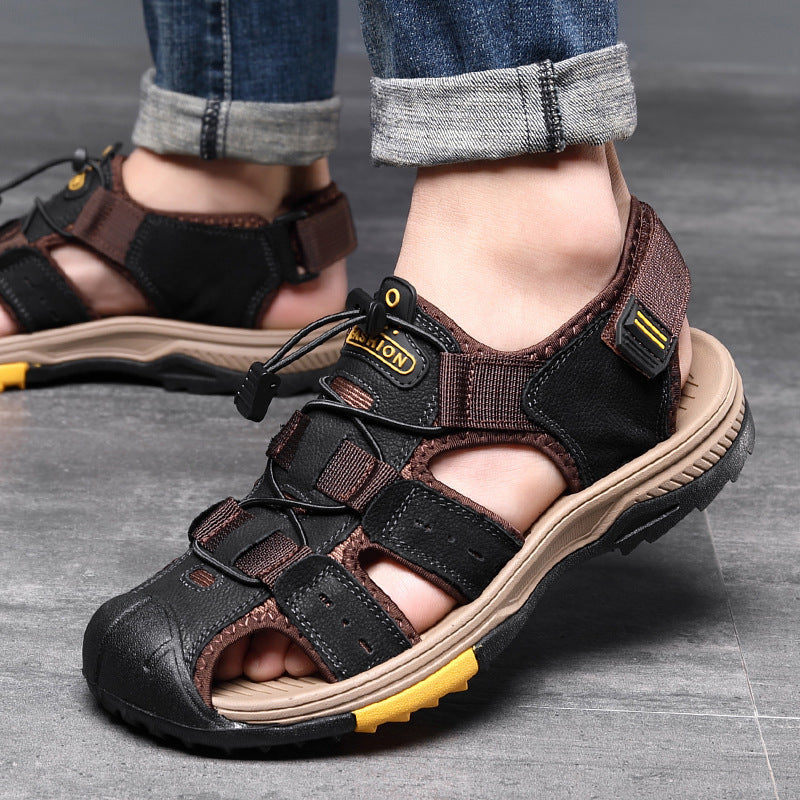 Men's Drainage Toe Non-Slip Sandals 7.5