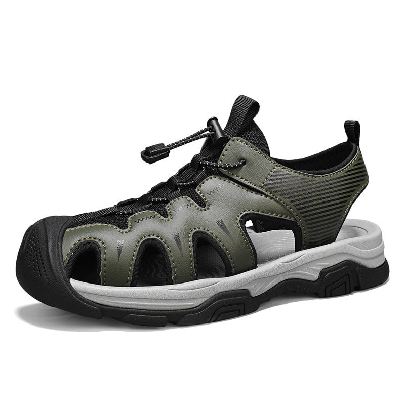 Men's Drainage Toe Non-Slip Sandals 3.5