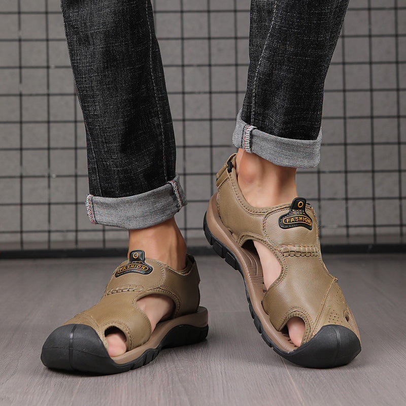 Men's Drainage Toe Non-Slip Sandals 4.5