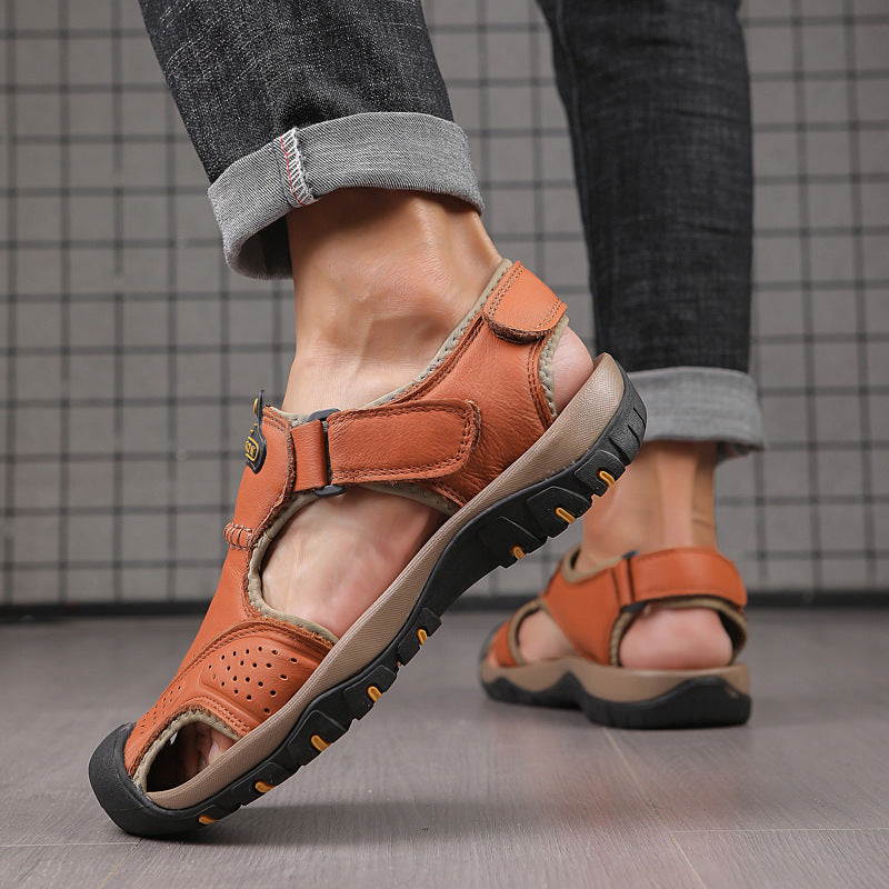 Men's Drainage Toe Non-Slip Sandals 4.5