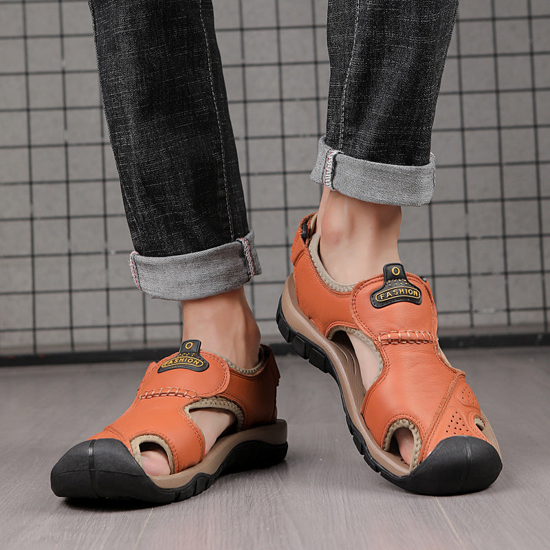 Men's Drainage Toe Non-Slip Sandals 4.5