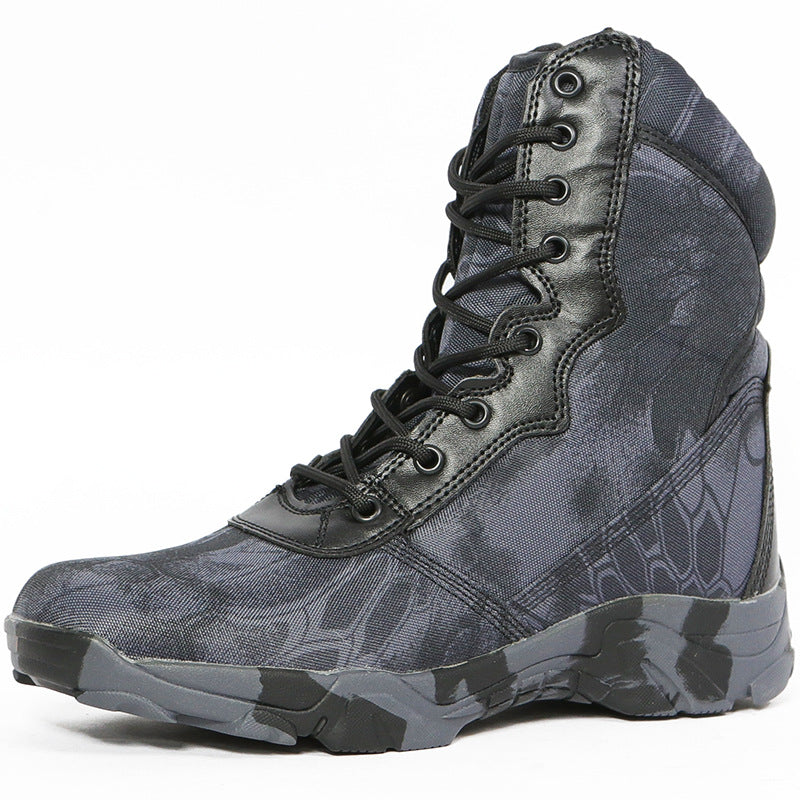 Wildking Men's High-Top Outdoor Waterproof and Non-Slip Hunting Boots B2081