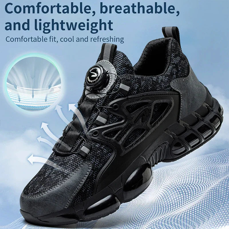 Wildking Safety Work Shoes Indestructible Anti-smash Anti-puncture R008
