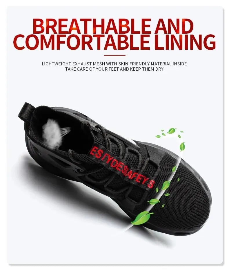 Wildking Indestructible Winter Safety Shoes Lightweight Work Shoes R013