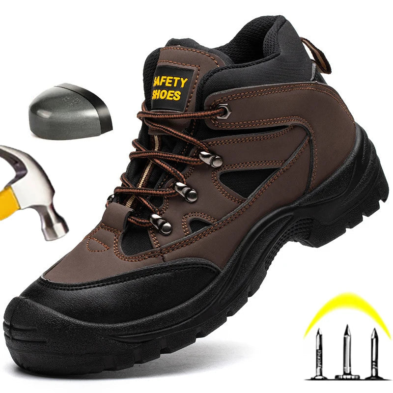 Wildking Men's Lightweight Work Safety Shoes R025