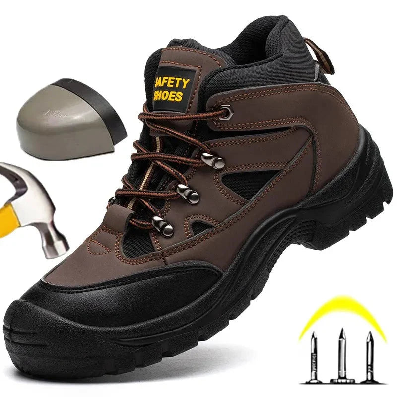Wildking Men's Lightweight Work Safety Shoes R025