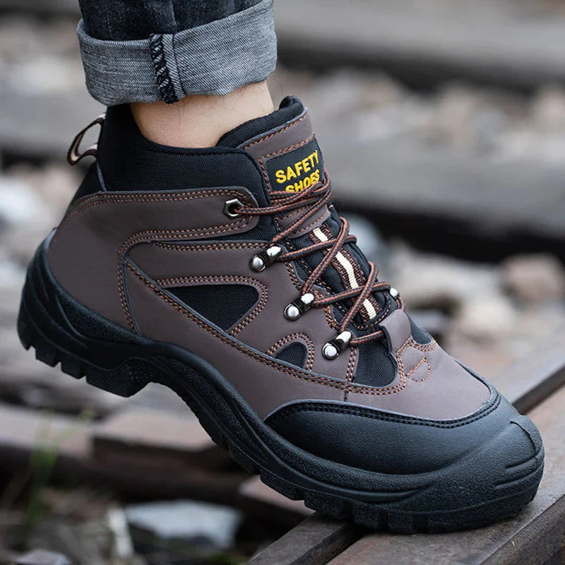 Wildking Men's Lightweight Work Safety Shoes R025