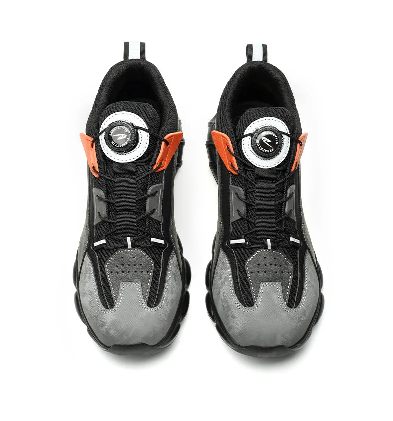 Wildking Rotating Buttons Boots Breathable Work Sneakers R020