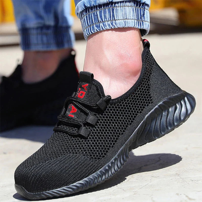 Wildking Breathable Work Sneakers Summer Safety Shoes R022