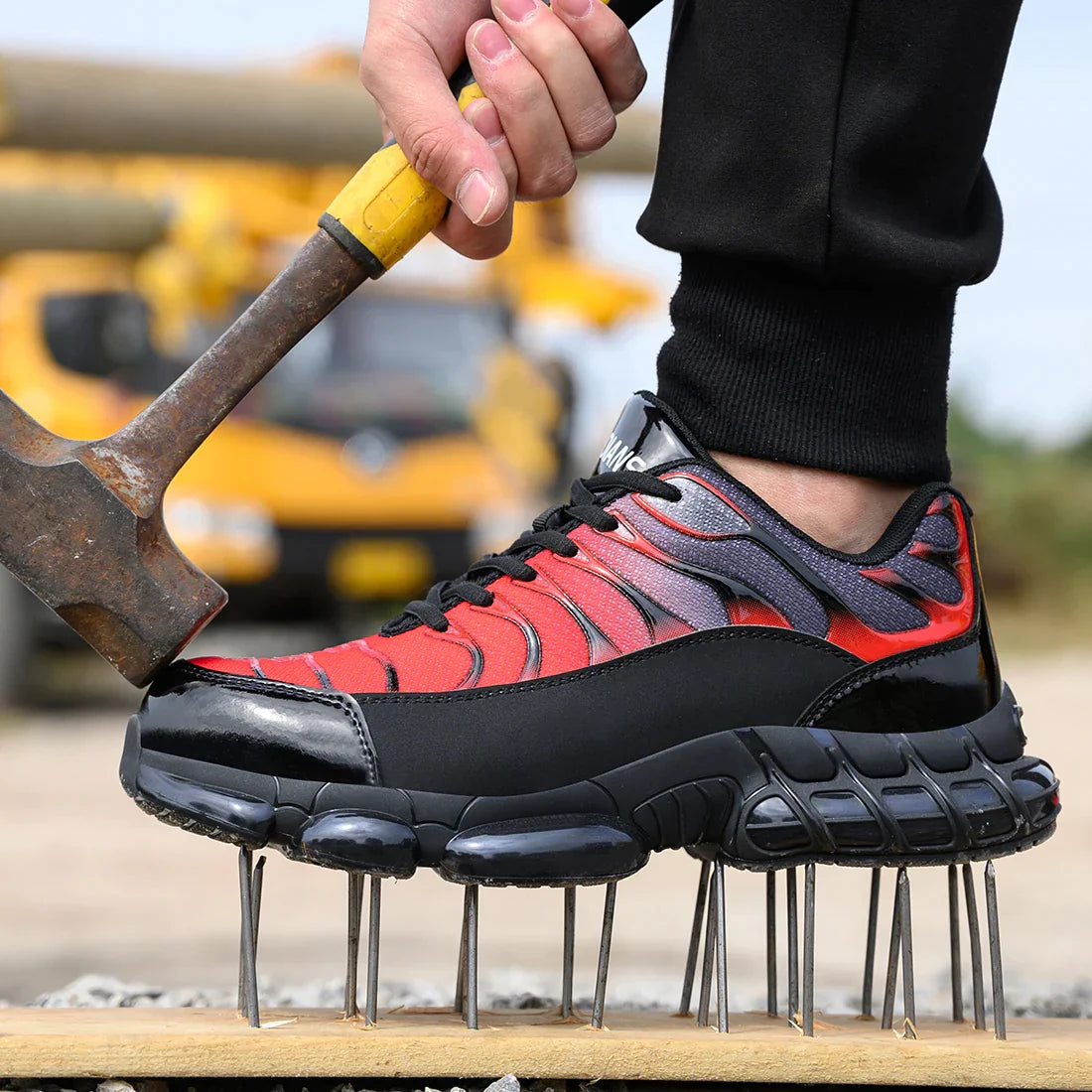 Wildking Safety Indestructible Shoes Anti-Smash Anti-Puncture Work Shoes R004