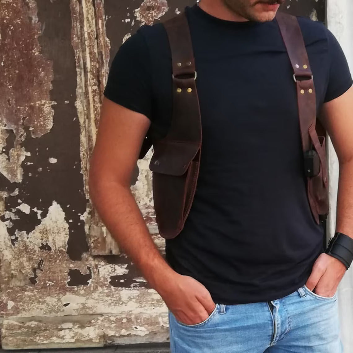 WildKing Medieval Renaissance Shoulder Holster T10