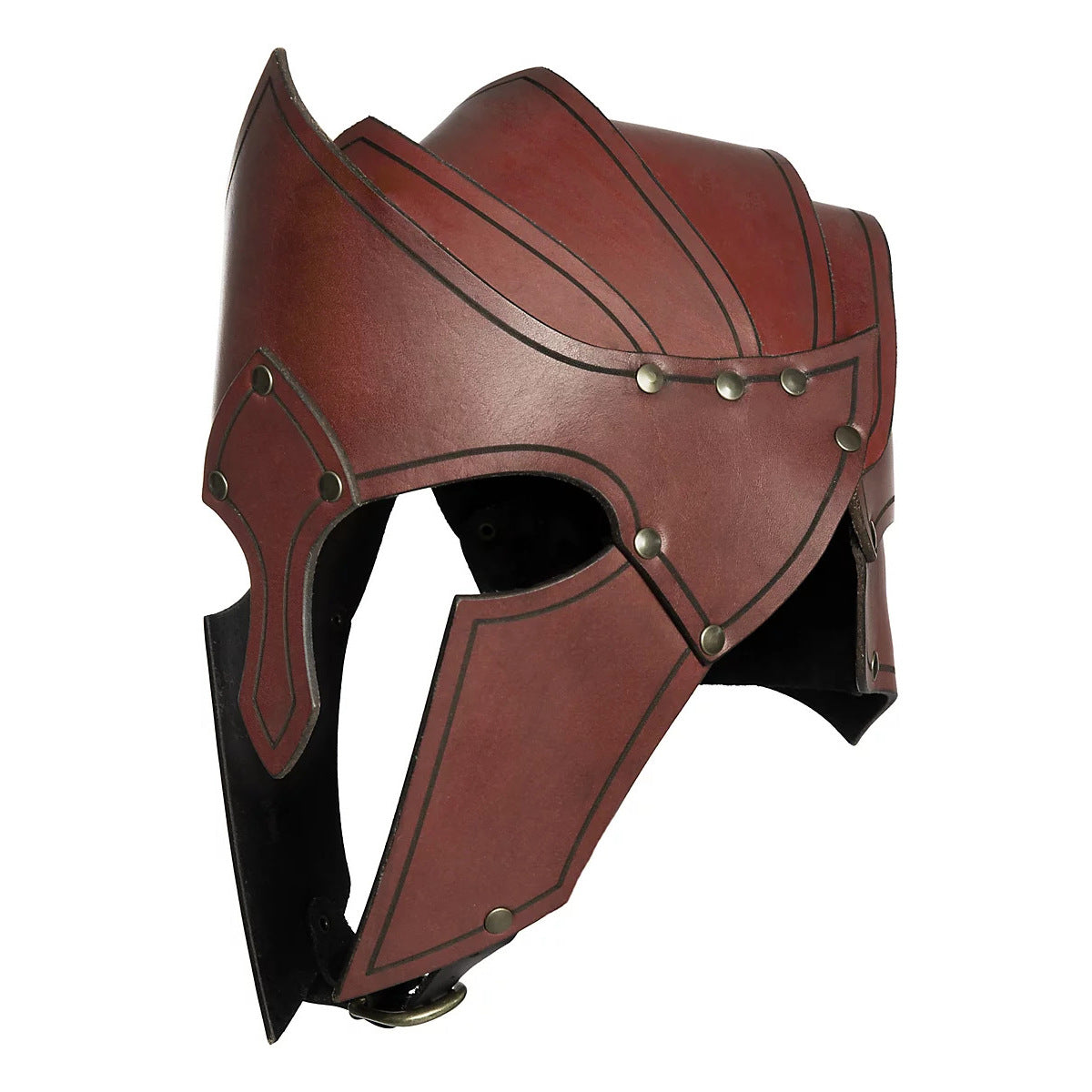 WildKing Medieval Viking Leather Helmet