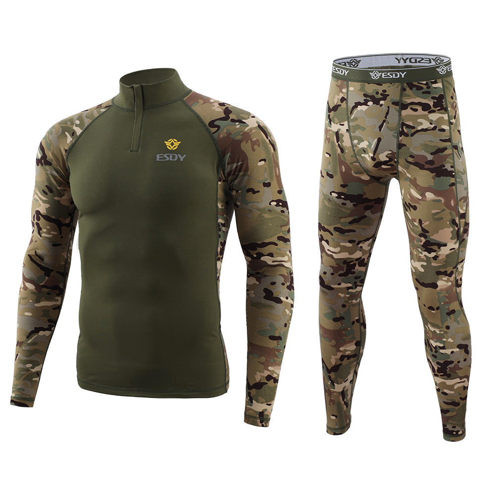 WildKing Men's Camo Thermal Quick-Drying Sweat-Wicking Underwear Set G3.0