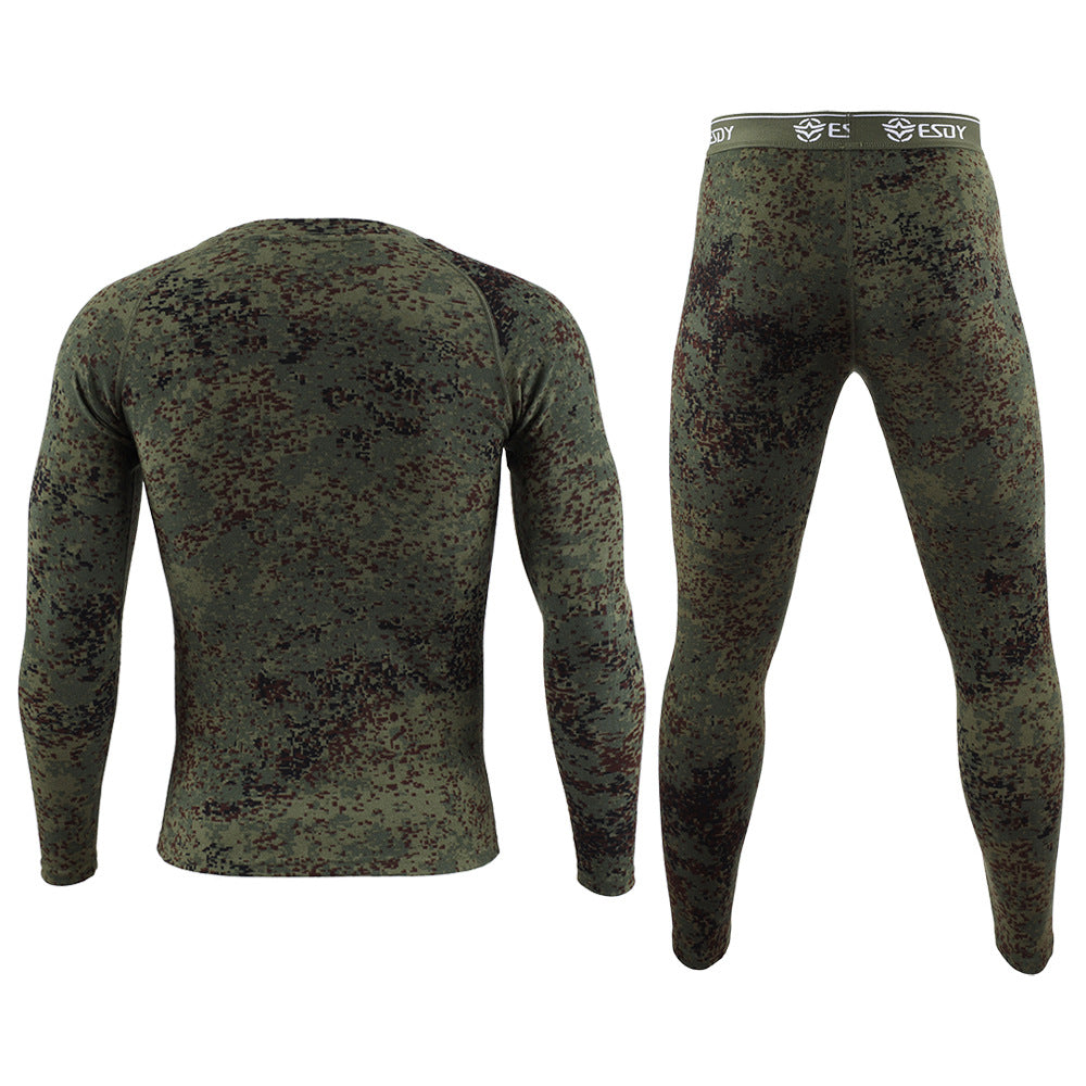 WildKing Men's Camo Thermal Quick-drying Sweat-wicking Underwear Set 2.0