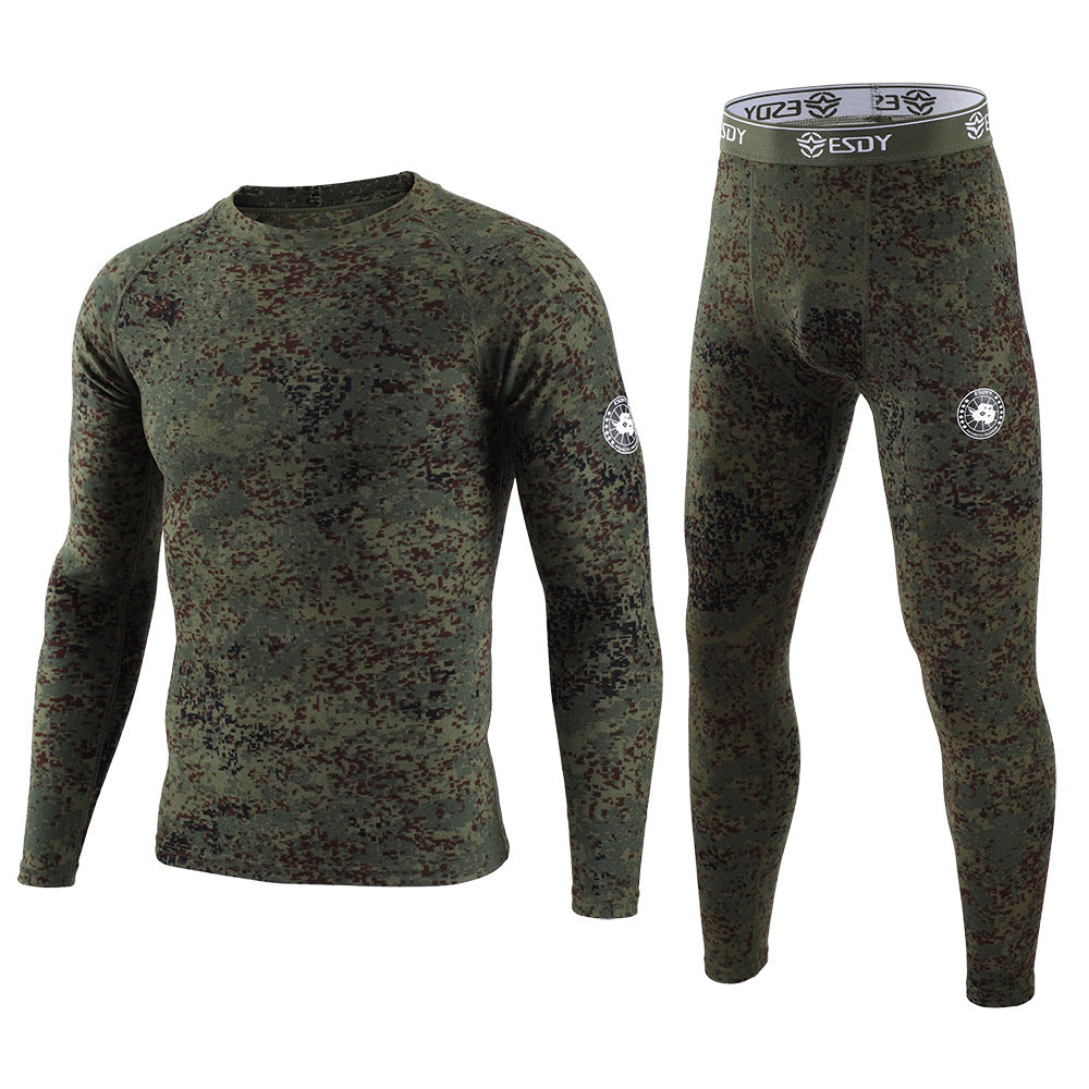 WildKing Men's Camo Thermal Quick-drying Sweat-wicking Underwear Set 2.0