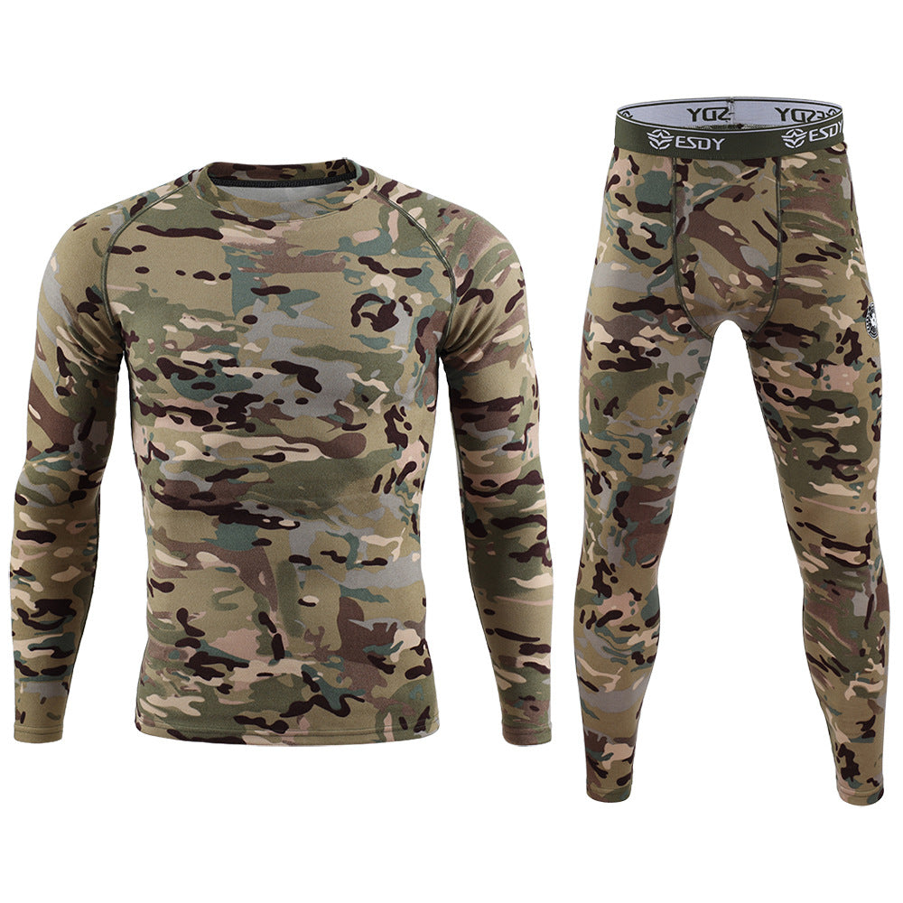 WildKing Men's Camo Thermal Quick-drying Sweat-wicking Underwear Set 2.0