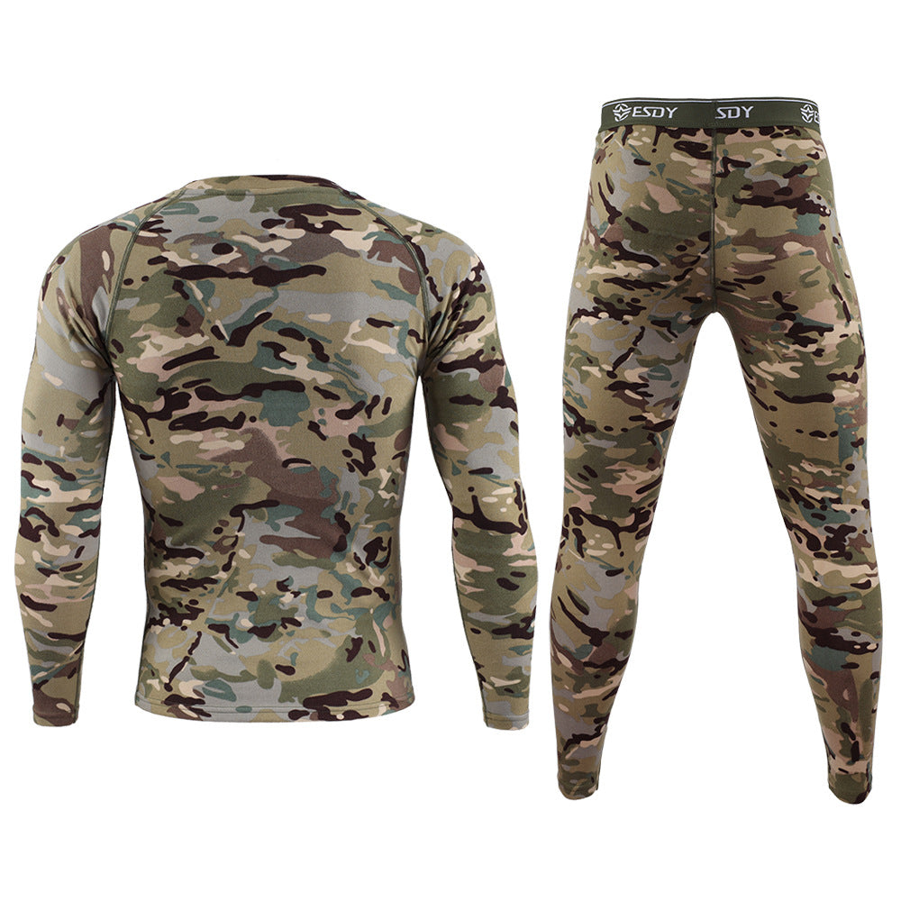 WildKing Men's Camo Thermal Quick-drying Sweat-wicking Underwear Set 2.0