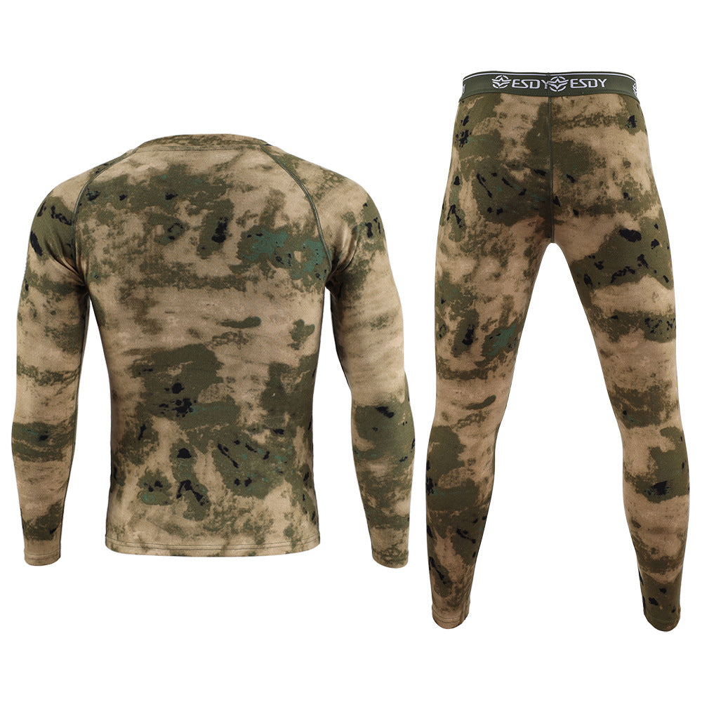 WildKing Men's Camo Thermal Quick-drying Sweat-wicking Underwear Set 2.0