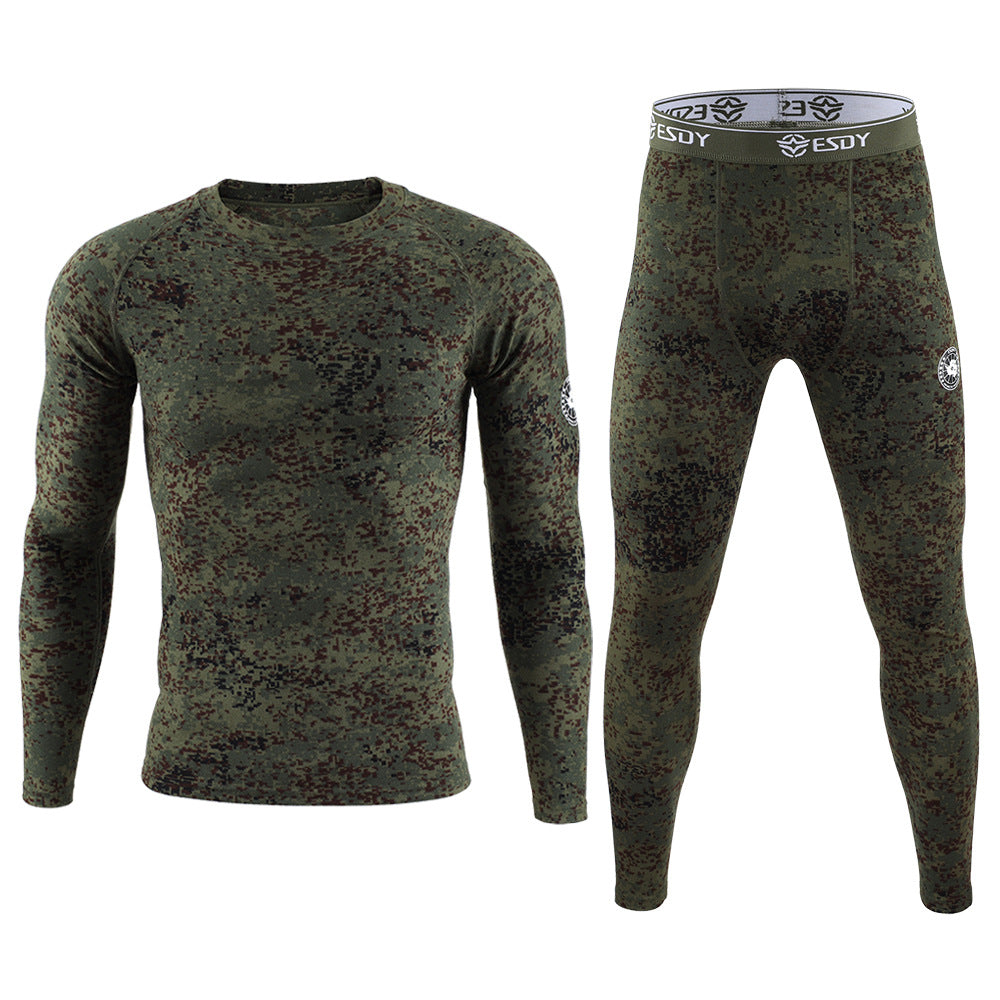 WildKing Men's Camo Thermal Quick-drying Sweat-wicking Underwear Set 2.0