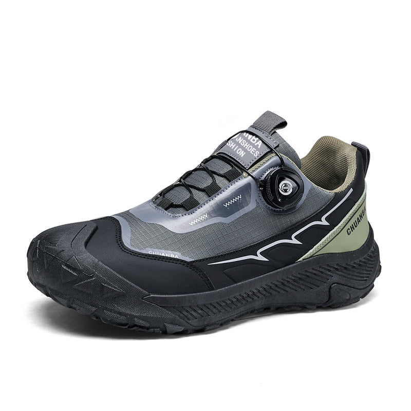 WildKing Men's Dial Lace Hiking Shoes – Outdoor Walking Sneakers A051