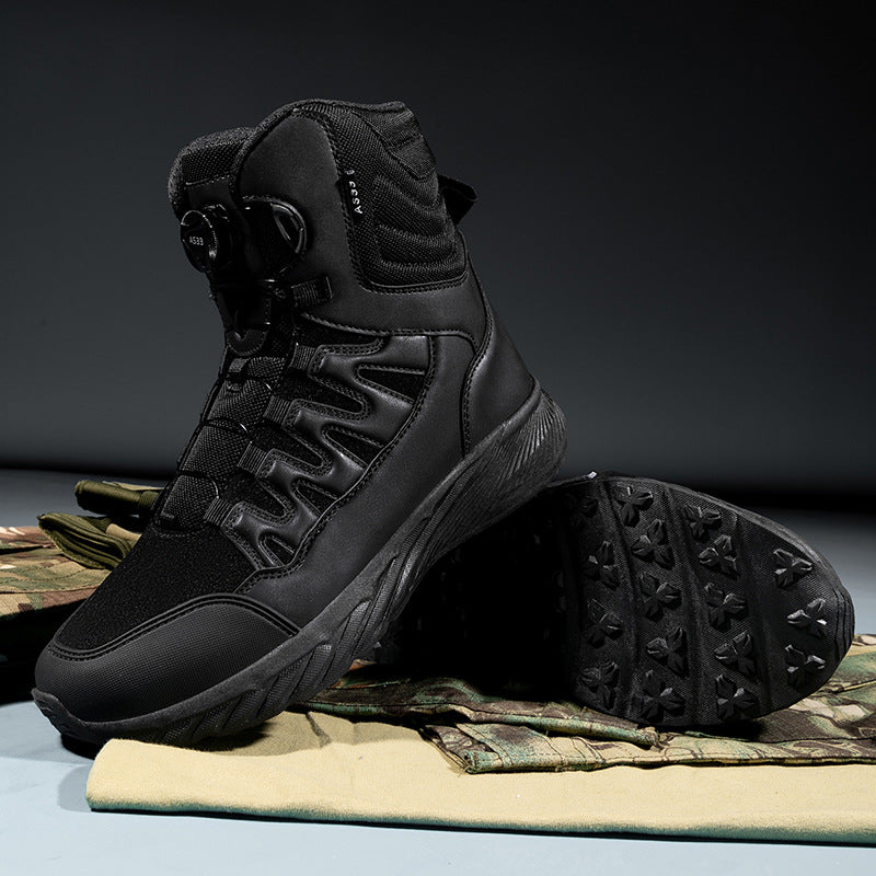 WildKing Men's Fast Response Automatic Buckle High-Top Hiking Boots 6.0