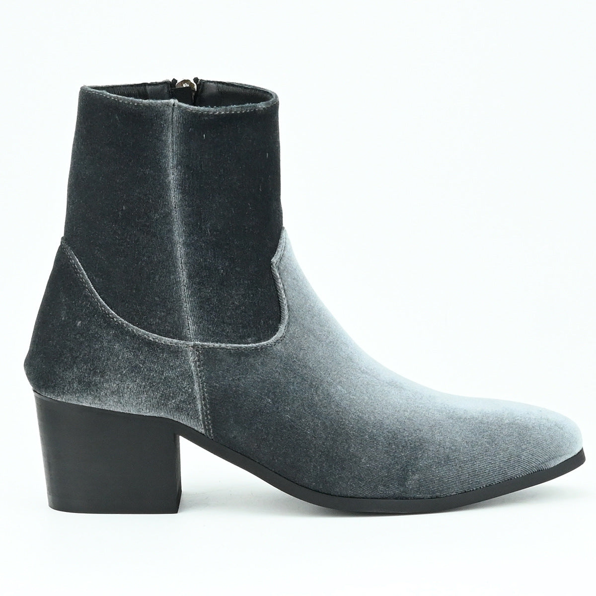 WildKing Men's Gentleman High Heel Elastic Chelsea Boots B7015