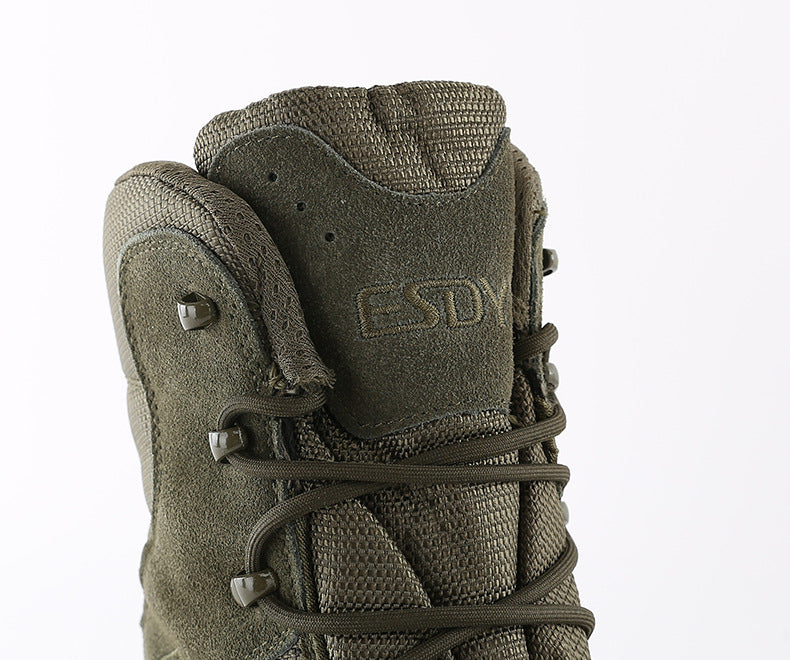 WildKing Men's High Top Waterproof Hiking Combat Boots