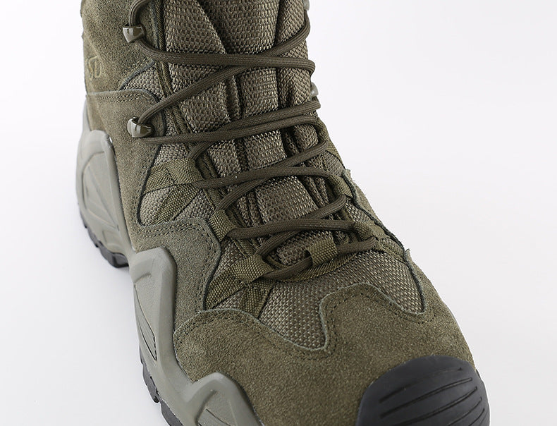 WildKing Men's High Top Waterproof Hiking Combat Boots