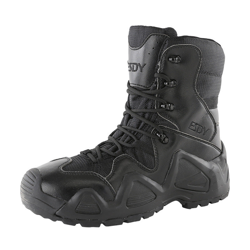 WildKing Men's High Top Waterproof Hiking Combat Boots