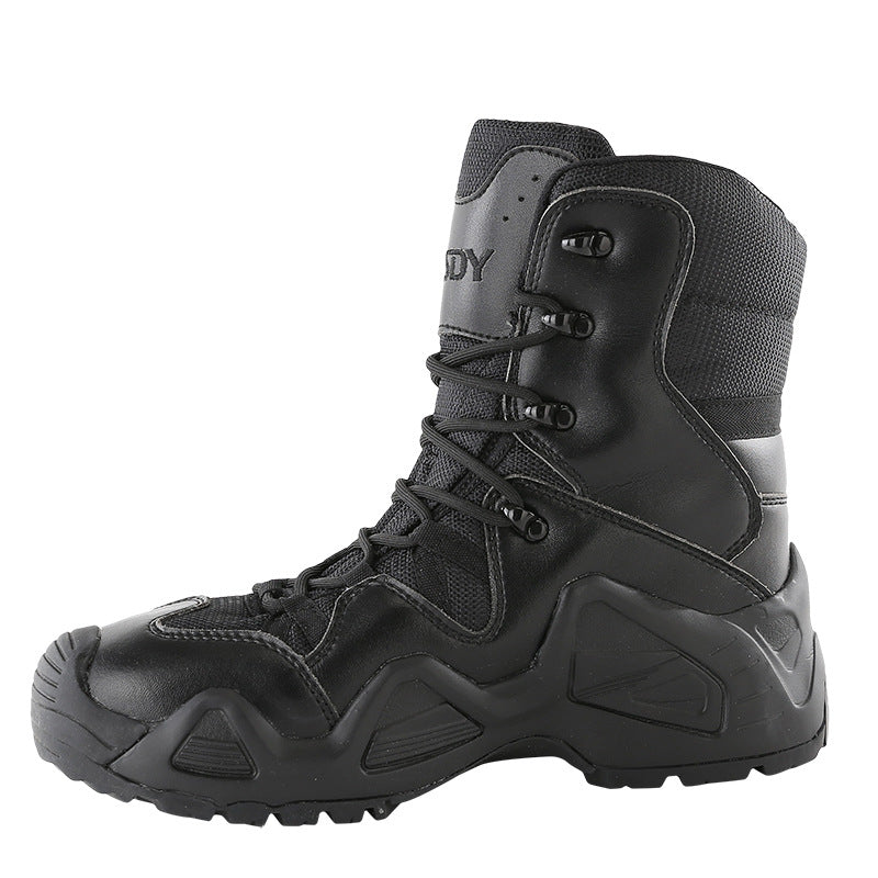 WildKing Men's High Top Waterproof Hiking Combat Boots
