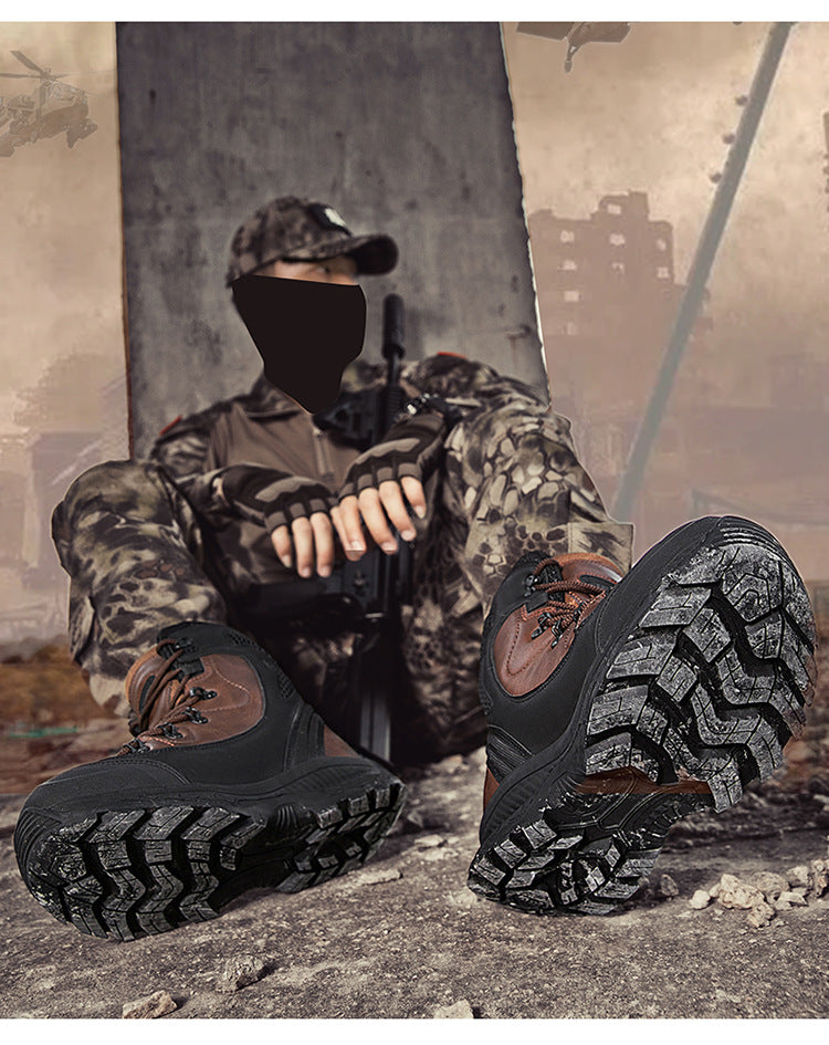 WildKing Men's High Top Waterproof Work Boots 5.0