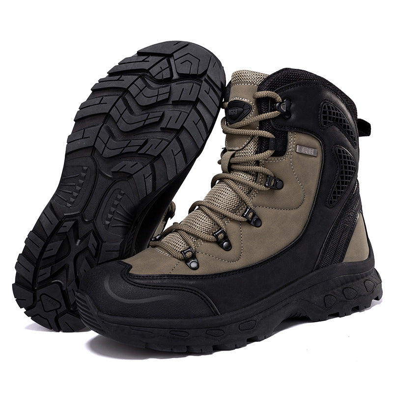 WildKing Men's High Top Waterproof Work Boots 5.0